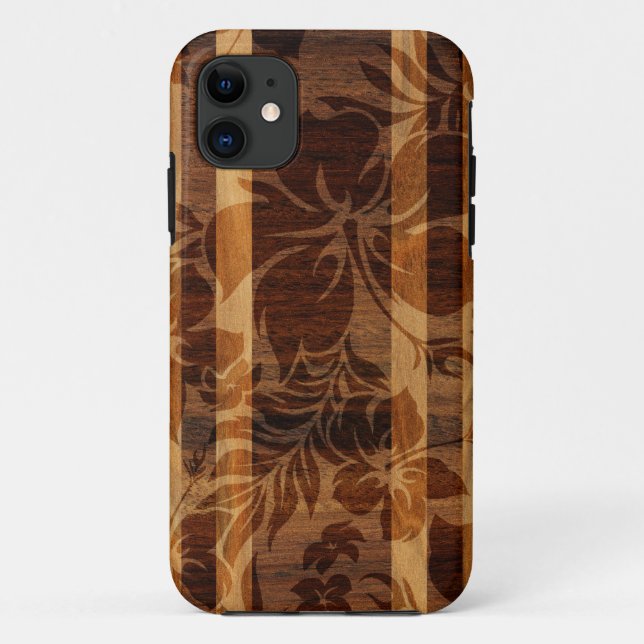 Coques Case-Mate iPhone Keokea Beach Faux Wood Surfboard iPhone 5 Coques (Dos)