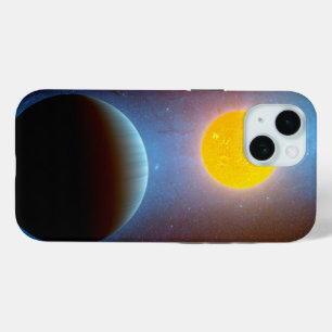 Coque Pour iPhone 15 Kepler-10 Star System.