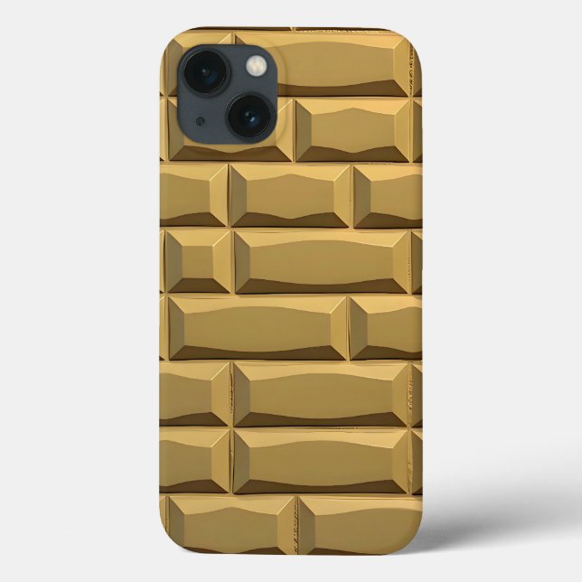 Coques Case-Mate iPhone Khaki Brick Texture iPhone Case Stylish Look (Verso)