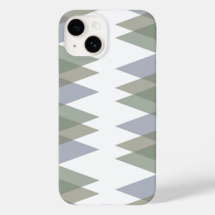 Coque Pour iPhone 14 Khaki triangles