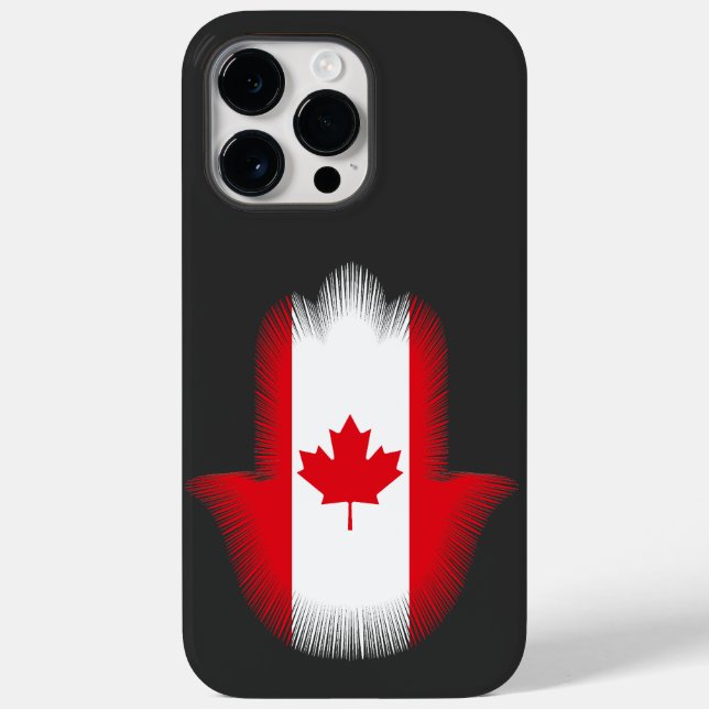 Coques Case-Mate iPhone KHOMSSA avec drapeau canadien (Verso)