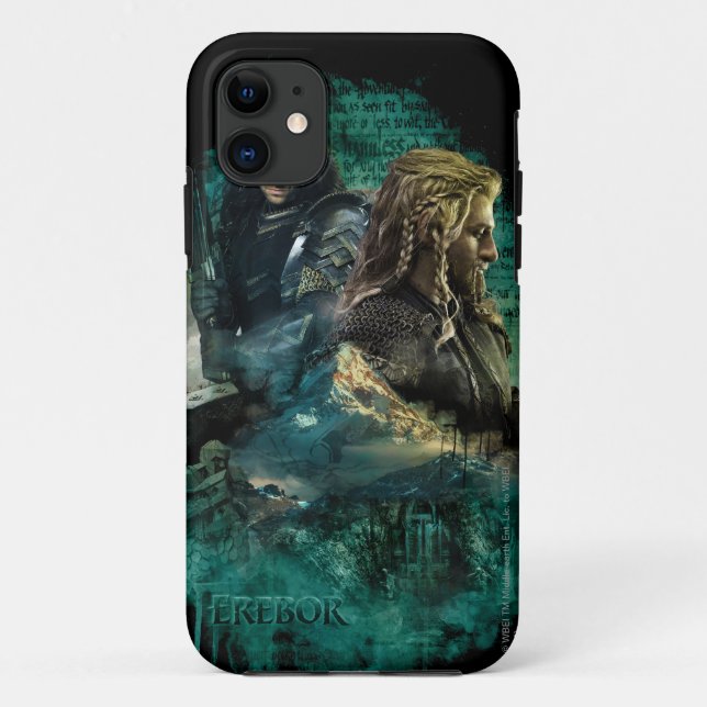 Coques Case-Mate iPhone Kili et Fili au-dessus d'Erebor (Dos)