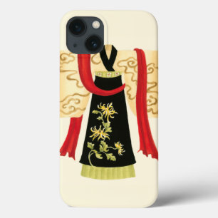 Etui iPhone 13 Kimono japonais traditionnel avec imprimé floral