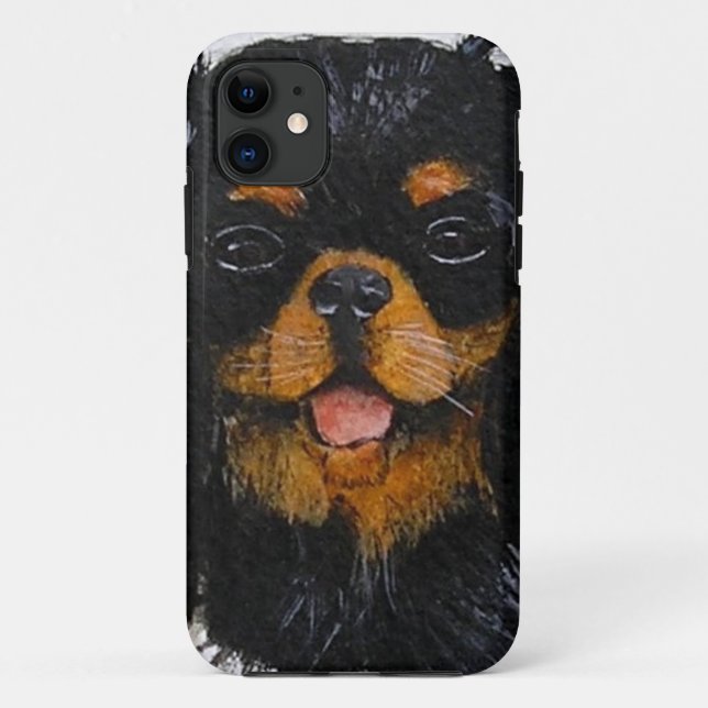 Coques Case-Mate iPhone King Charles Cavalier Spaniel noir et bronzé (Dos)