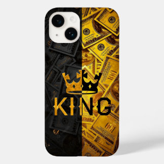 Coque Pour iPhone 14 king et beaucoup d'argent.