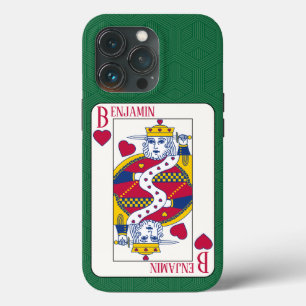 Case-Mate iPhone Case King of Hearts Nom personnalisé Carte de jeu
