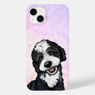 Coque Pour iPhone 14 Plus KiniArt Bernadoodle
