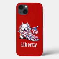 KiniArt Liberty Westie Portrait