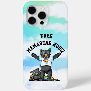 Coque iPhone 15 Pro Max KiniArt Mamabear Hugs