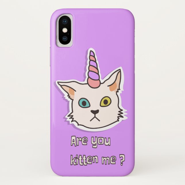 Coques Case-Mate iPhone Kitten Coque-Mate à peine iPhone X (Dos)