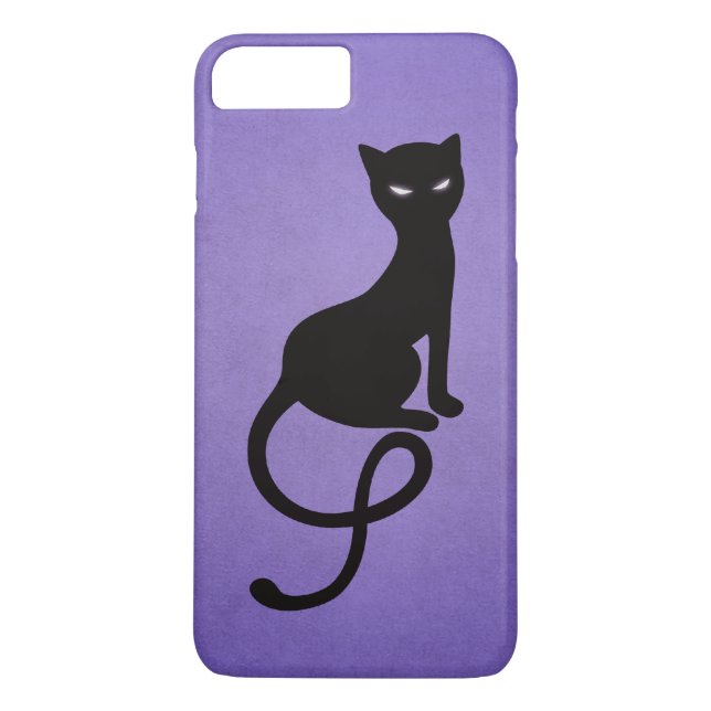 Coques Case-Mate iPhone Kitty noir mauvais aimable gothique Purle (Dos)