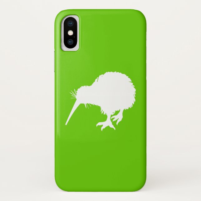 Coques Case-Mate iPhone Kiwi vert et blanc (Dos)