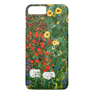 Coque iPhone 7 Plus Klimt - Jardin agricole avec tournesols