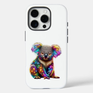 Coques iPhone 16 Pro "Koala coloré brillant - Art de la faune radieuse"