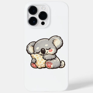 Coque Pour Pour iPhone 14 Pro Max Koala Mignon Endormi avec Oreiller