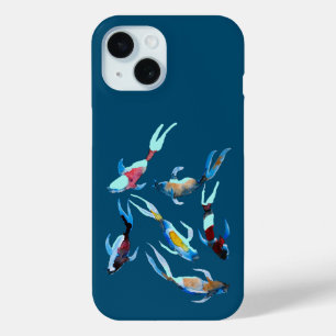 Coque Pour iPhone 15 Koi aquarelle