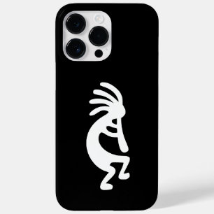 Coque Pour Pour iPhone 14 Pro Max Kokopelli noir et blanc