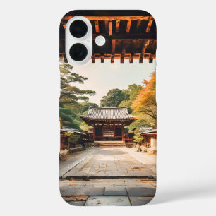 Coque Pour iPhone 16 Komorebi - Le Temple Ensoleillé
