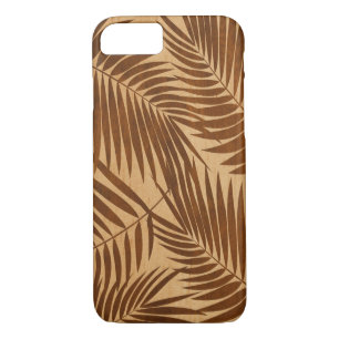Case-Mate iPhone Case Kona Palms Hawaii Feuille Faux Wood