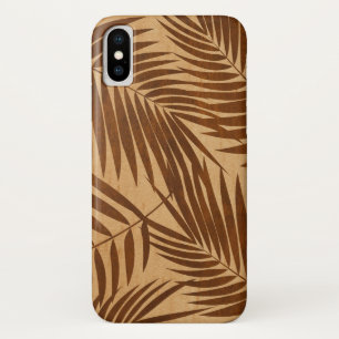Etui iPhone Case-Mate Kona Palms Hawaii Leaf Faux Wood
