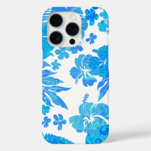 Coques iPhone 16 Pro Kona Times Hibiscus Hawaiian Ingénieur Turq