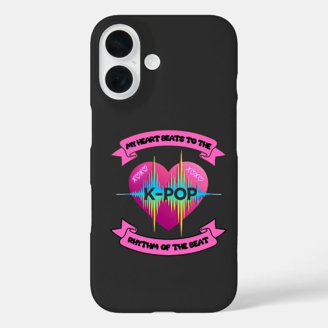 Coques Case-Mate iPhone KPop Heart Sound Rhythm Music Beat Fan Design (Verso)