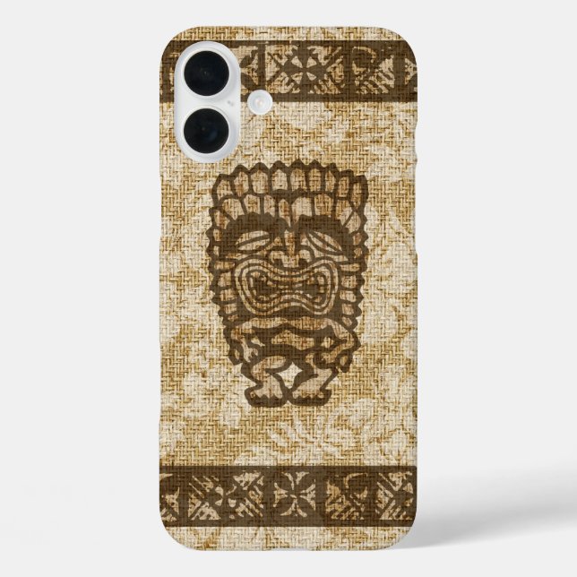 Coques Case-Mate iPhone Ku-Tiki Hawaiian Tapa Hibiscus Tropical (Verso)