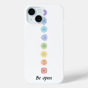 Coque Pour iPhone 15 Kundalini Yoga Chakras être ouvert