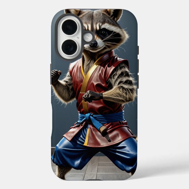 Coques Case-Mate iPhone Kung fu Raccoon (Verso)