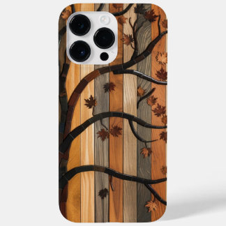Coque Pour Pour iPhone 14 Pro Max L’art de la nature : Arbre en bois Mosaïque Téléph