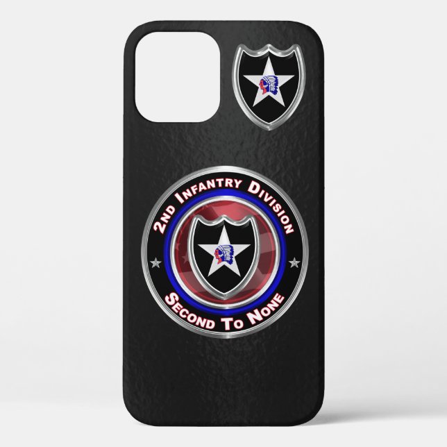 Coques Case-Mate iPhone La 2e division d'infanterie "Seconde à aucune" Cus (Verso)