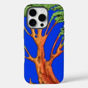 Coques iPhone 16 Pro La Beauté de l'Acacia d'Afrique Sérénité bleue d