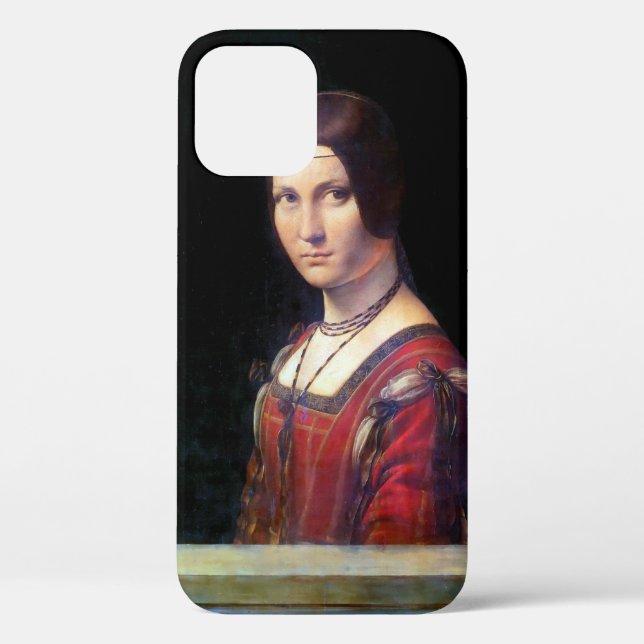 Coques Case-Mate iPhone La Belle Ferronnière, Léonard de Vinci (Verso)