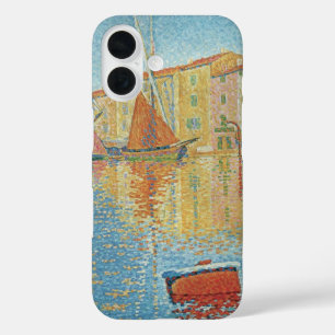 Coque Pour iPhone 16 La Bouée Rouge par Paul Signac, Pointillisme Vinta