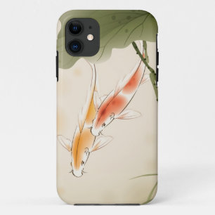 Coque Case-Mate Pour iPhone La carpe japonaise pêche la natation dans l'étan
