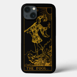 Case-Mate iPhone Case La carte fou Tarot | Or Et Noir |