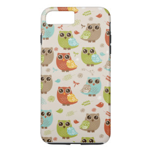 Etui iPhone Case-Mate La chute a coloré le motif de hibou