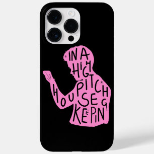 Coque Pour Pour iPhone 14 Pro Max la citation de l'entretien ménager de JJ en silhou