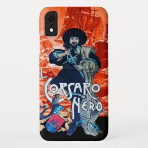 Etui iPhone Case-Mate LA CORSAIRE NOIRE /Bataille de navires pirates en