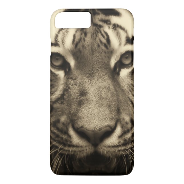 Coques Case-Mate iPhone la coutume de chat d'impression de tigre (Dos)