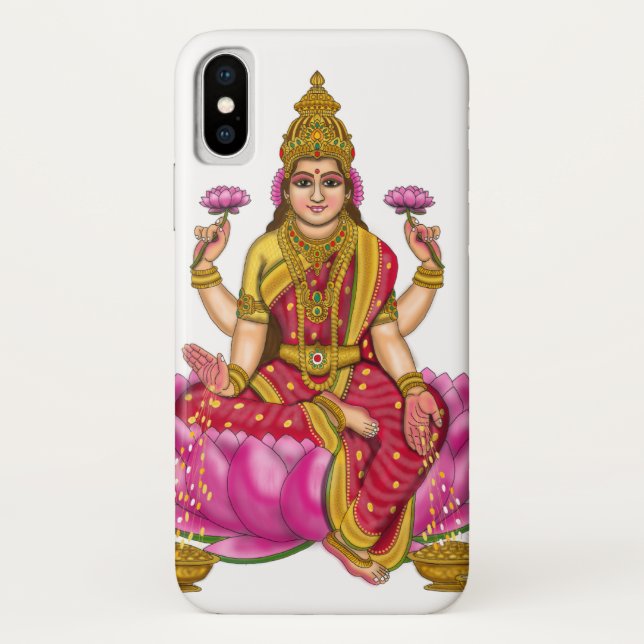 Coques Case-Mate iPhone La couverture mobile de la déesse Lakshmi (Dos)
