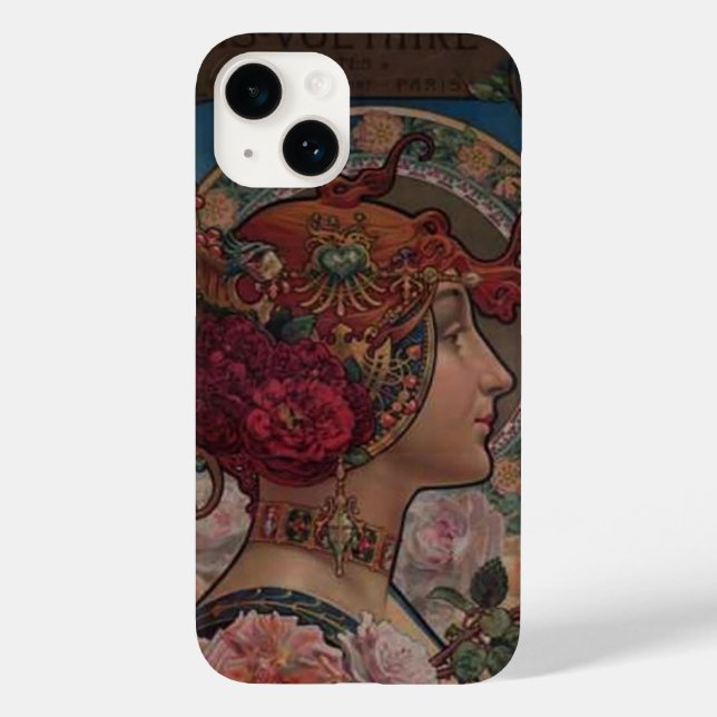 Coques Case-Mate iPhone La Dame des roses (Verso)
