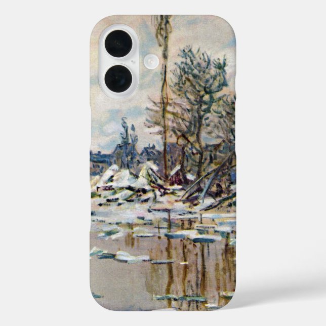 Coques Case-Mate iPhone La débâcle des glaces de Claude Monet (Verso)