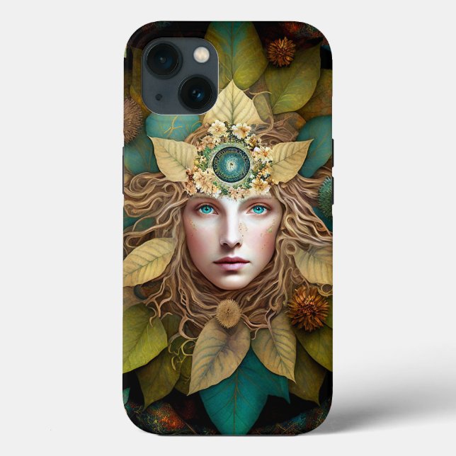 Coques Case-Mate iPhone La déesse de la nature Mandala (Verso)