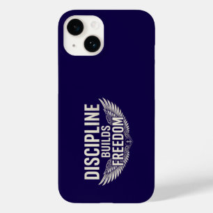 COQUE POUR iPhone 14 LA DISCIPLINE CONSTRUIT LA LIBERTÉ