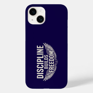 COQUE POUR iPhone 14 LA DISCIPLINE CONSTRUIT LA LIBERTÉ