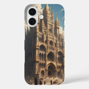 Coque Pour iPhone 16 La façade de la grande cathédrale