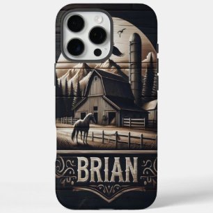 Coques iPhone 16 Pro Max La ferme de montagne de Brian