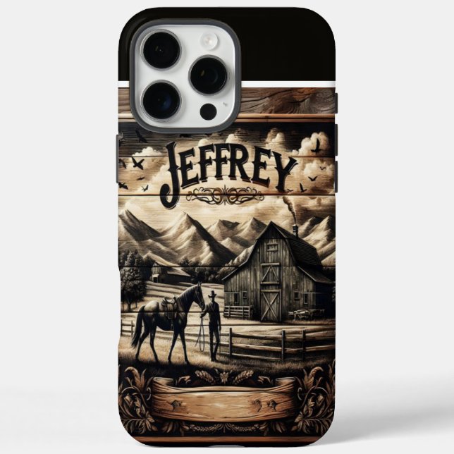 Coques Case-Mate iPhone La ferme rustique de Jeffrey (Verso)