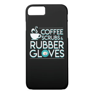 Case-Mate iPhone Case La fierté d'infirmière de café frotte les gants en